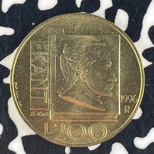 1996 san marino 200 lire - san,