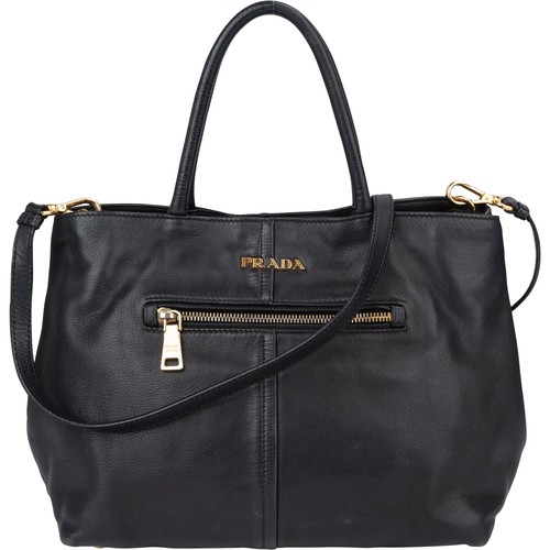 Borsa prada black calf - borsa,