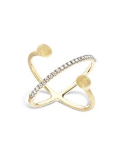 Nanis Anello Dancing Elite Criss Cross Oro 18kt e diamanti AS8-583