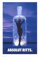 ABSOLUT RITTS 185  cartolina