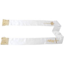 Veste Scialle Del Prete Bianco