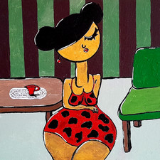 B Jost ,acrylique , carton