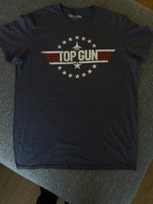 T-shirt uomo Top Gun blu misto