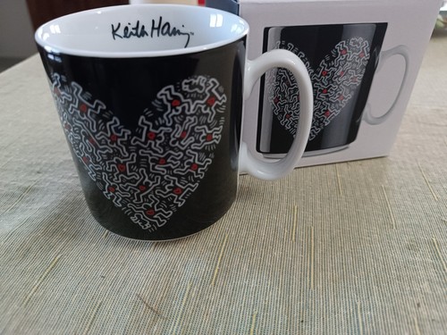 Tazza keith haring nera - tazza, haring,