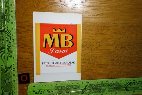 Vecchio adesivo tabacco