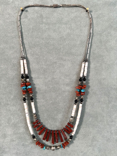 Collana vintage argento - 25,5",