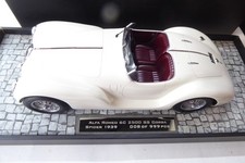 Alfa Romeo 6C 2500 SS Corsa Spider bianca ★ Minichamps 1:18 nuova confezione originale ★0700