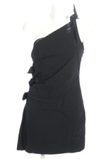 ZARA Abito monospalla Donna Abito Taglia IT 44 nero stile casual