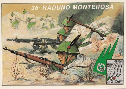 Cartolina alpini publicard - cartolina,