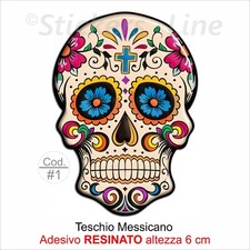 Adesivo RESINATO teschio