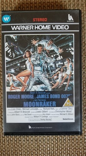 Moonraker clamshell vhs - moonraker,