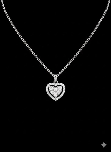 Collana ciondolo brillanti - collana,
