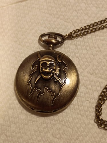 Orologio tasca pirate - da, skull
