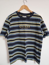 T-shirt vintage anni 90 Guess Originals a righe taglia L