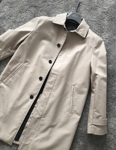 Trench cappotto lungo panna