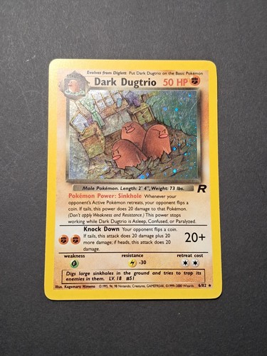 Dark dugtrio holo - dugtrio,
