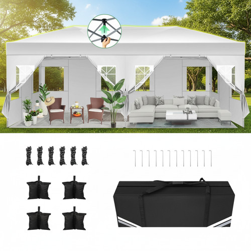 Gazebo pieghevole pop 3x6 - gazebo,