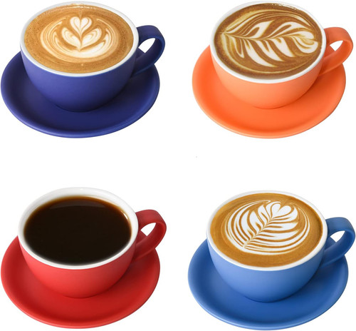 Tazza piattino latte in - e,