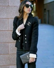Giacca blazer Zara nero tweed