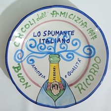 I148280 Piatto del buon ricordo - Circoli amicizia 1997 - Spumante Ferrari