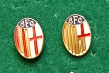 BOLOGNA set 2 Pins DA RECUPERO distintivi vintage calcio badge football