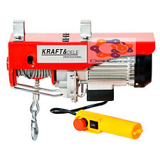 Paranco/Argano/Montacarico/Montacarichi elettrico 125/250 Kg Kraft&Dele 250KG