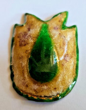 VINTAGE PENDENTIF  EMAILLÉ