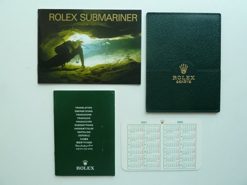 Rolex submariner libretto set - libretto,