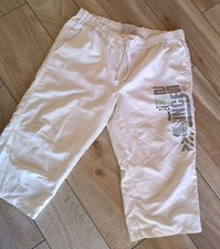 Bermuda Uomo Cargo Pantaloni corti Bianchi con Tasche pantaloncini Multitasche