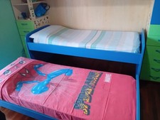 Coppia di Letti per cameretta completi di materassi 