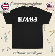 T-shirt uomo americana logo TAMA Drum Superstar Griffin nuova