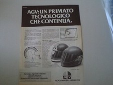 advertising Pubblicità 1980 CASCO HELMET AGV X-3000 S/CX 2000