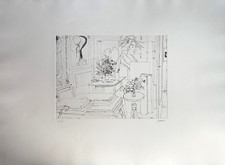 Renzo Biasion (Treviso, 1914 – Firenze, 1996) OPERA INCISIONE ACQUAFORTE Firma 