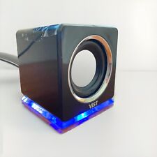Coppia Mini Speaker Casse Autoparlanti Per PC Notebook IPod Luce Blu