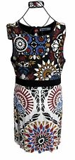 Abito tubino donna DESIGUAL XXL 14 medio multicolore cotone casual