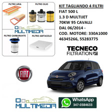 KIT TAGLIANDO 4 FILTRI TECNECO