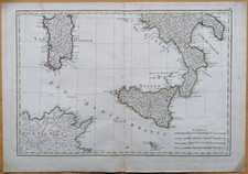 Lattre Grande Carta Incisione