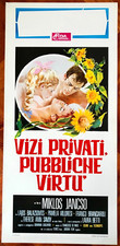 VIZI PRIVATI E PUBBLICHE VIRTU' - LOCANDINA ORIGINALE 1976 - MIKLOS JANCSO