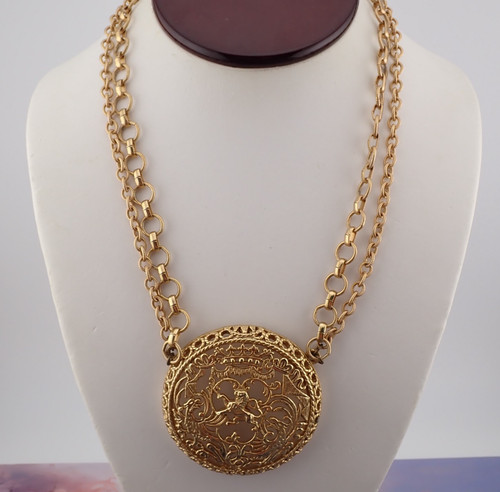 Collana vintage napier leone - collana,
