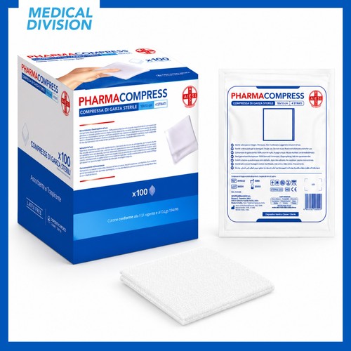 100 garze sterili per - 100,