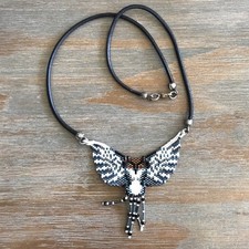 Collana con perline gufo -