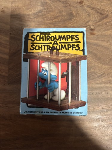 Schleich cage super smurf - schleich,