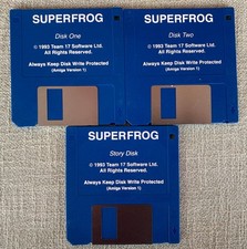 SUPERFROG Amiga gioco della
