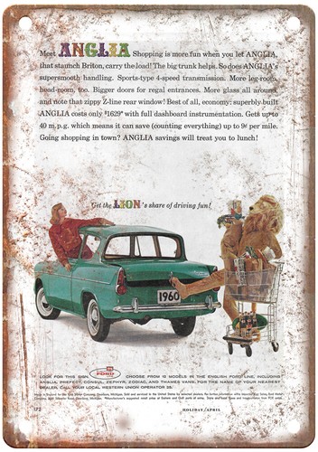 Insegna vintage 1960 ford - vintage,