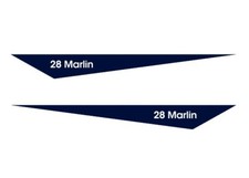 2 Grady White 28 Marlin Decals