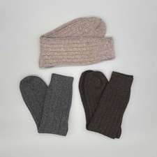 Calze a maglia in alpaca 92%