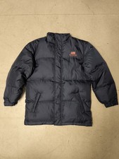 Polo Jeans Vintage Ralph Lauren Puffer Jacket Piumino Uomo Piccolo Blu Navy Nuovo senza etichette