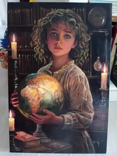 Mio dipinto olio tela - mio,