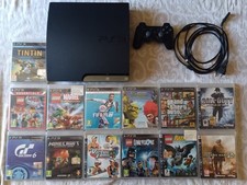 PS3 completa come nelle foto perfettamente funzionante completa di  sterzo E Ove