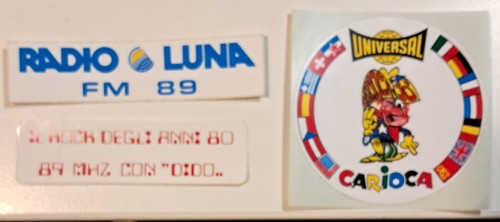 Lotto adesivi vintage - lotto, 80